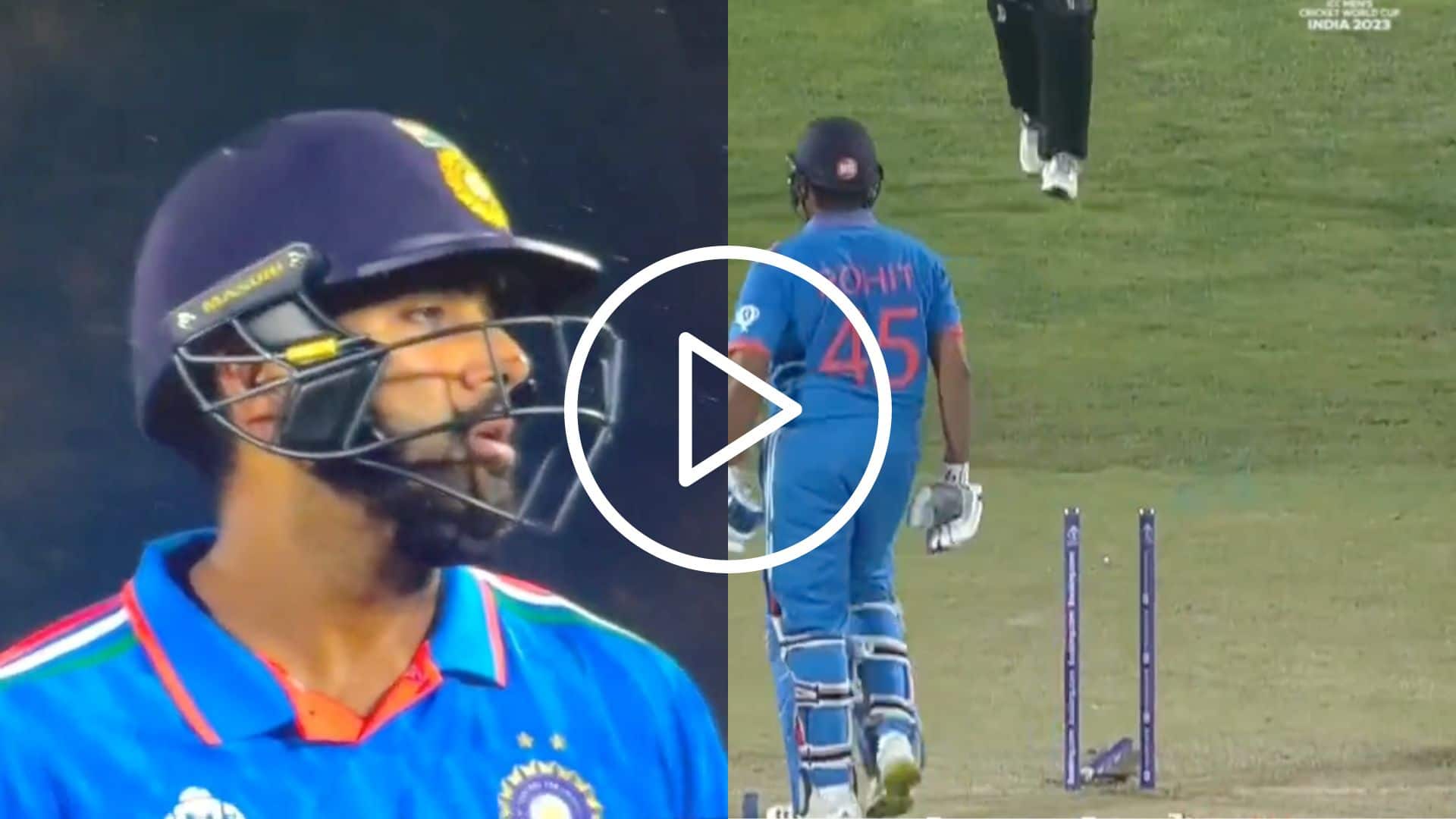 [Watch] Rohit Sharma ‘Furious’ After Dragging A Nothing Delivery Onto Stumps